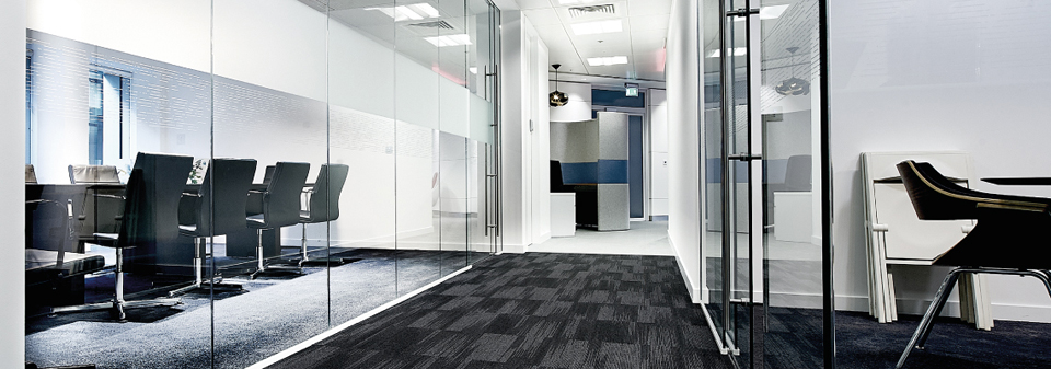 Glass door partitions to suit every application
